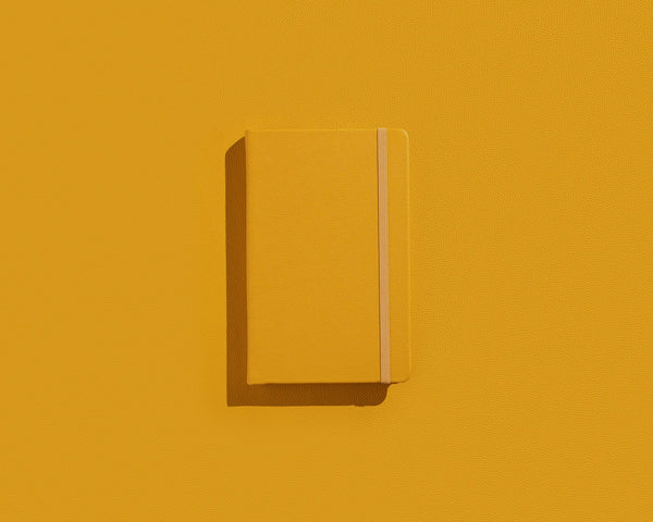 Butter Yellow Leather Notebook
