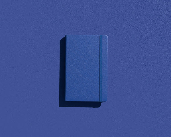 Pacific Blue Leather Notebook