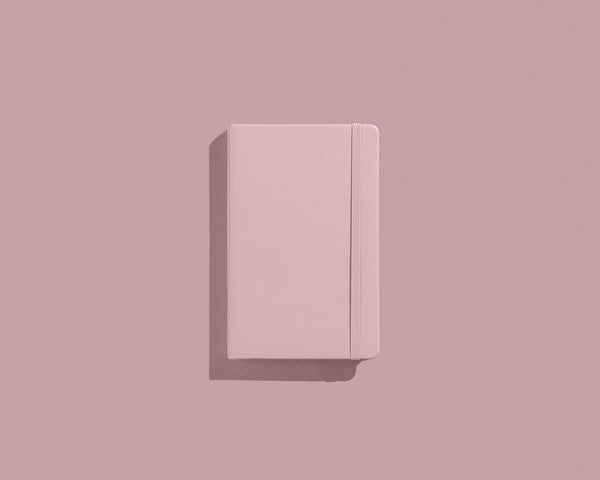 Quartz Pink Leather Notebook