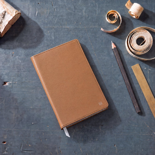 Biscotti Tan leather journal