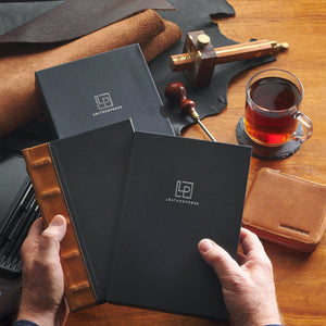 drawing a journal from its double sleeve