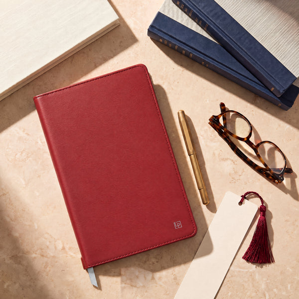 Britannica Red Classic Leather Journal