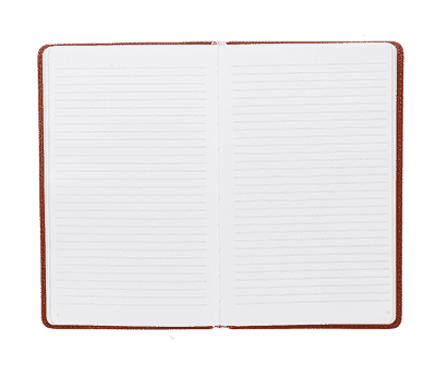 open chesterfield tan journal