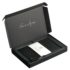 Large Tuxedo Black journal in open black packaging with "Leave a Legacy" printed on the inside flap of the package.