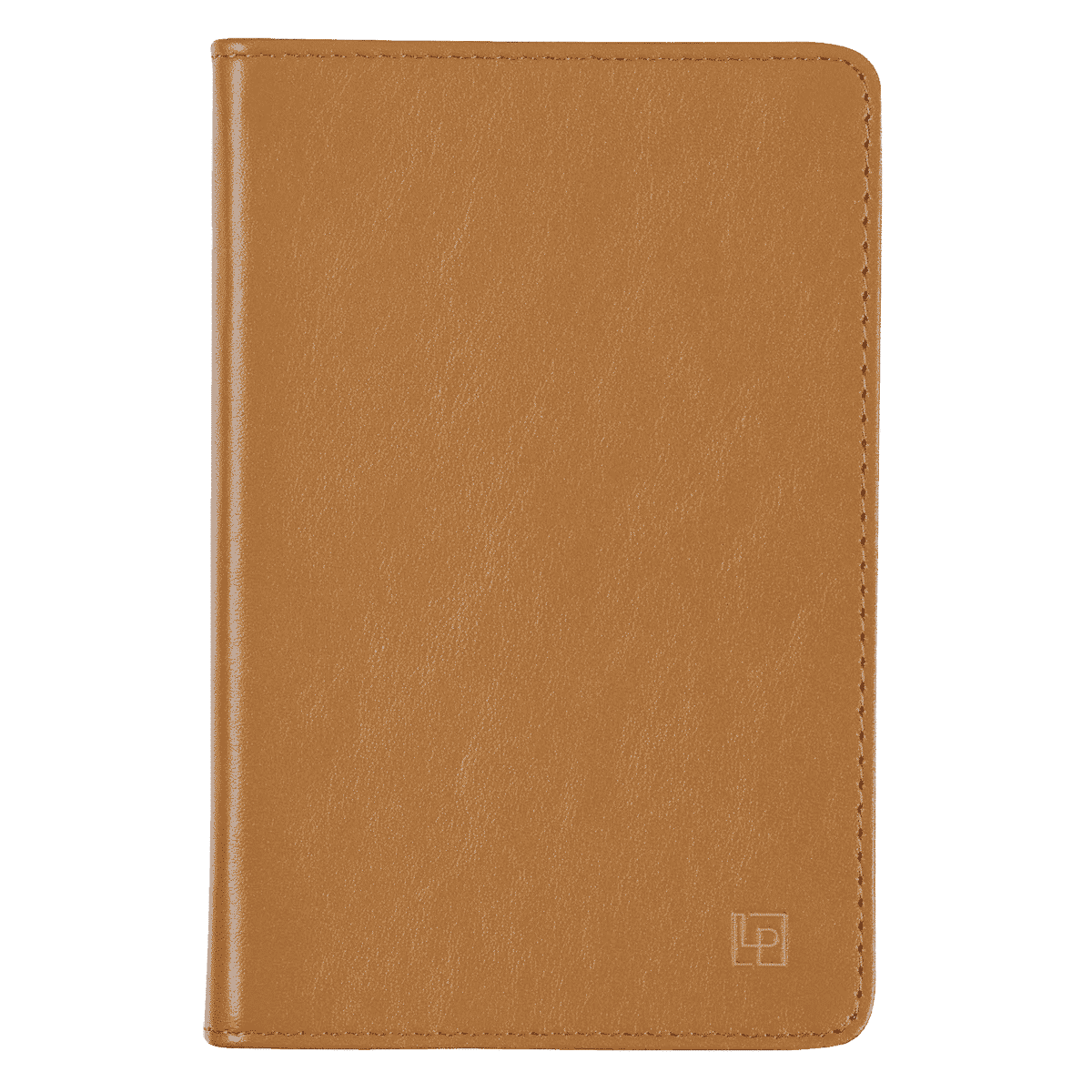 Front of Biscotti Tan Leather Journal